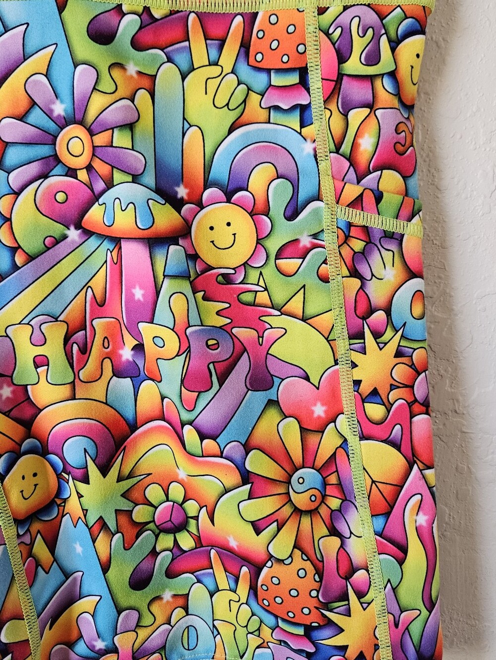 Constantly Varied Gear Multicolor Happy Love Print  Shorts - Picture 3 of 7